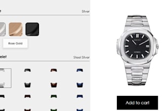 configure and customize your 2d 3d watch on kickflip, zakeke shopify pod store
