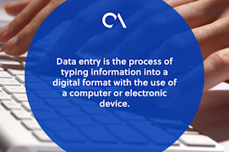 do company data entry and copy  paste jobs