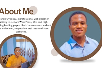 create personal portfolio website or business to showcase your work