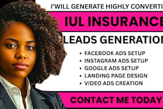 iul indurance leads,iul insurance facebook ads,iul insurance google ads,videoads