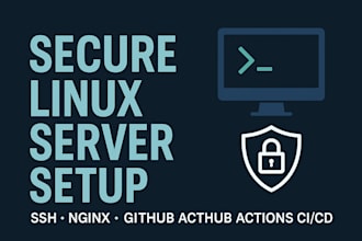 setup and secure your linux server ubuntu debian