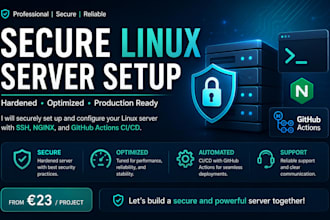 setup and secure your linux server ubuntu debian