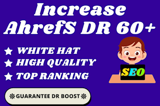 increase your website DR with high authority backlinks