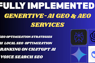 do gen engine optimization GEO, aeo, ai voice SEO for chatgpt and google ranking