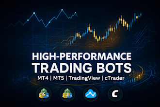 build high performance trading bots for mt4, mt5, tradingview, and ctrader