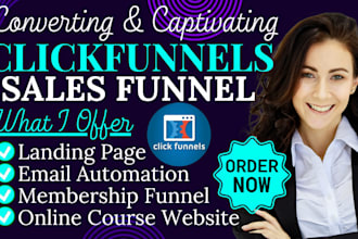 build a clickfunnels sales funnel, clickfunnels landing page, clickfunnels pages
