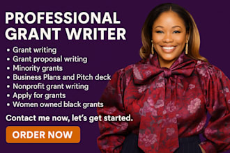 do grant writing pitch deck grant proposal business grants nonprofit application