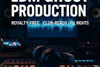 be your professional edm ghost producer for club ready tracks