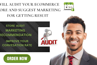 audit your ecommerce store and suggest marketing strategies for growth