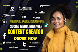 schedule post social media manager buffer metricool hootsuite later loomly
