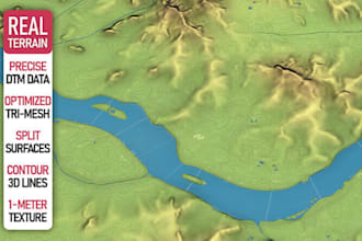do topographic map,elevation,contour, dem mapping,topographic survey, 3d terrain
