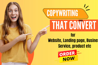 do copywriting sales copy ad copy email copy ad landing page for product service