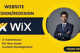 create wix website design redesign wix website   design wix buisness website