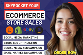 promote and market etsy ebay shopify and amazon store to boost sales