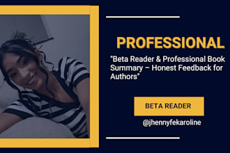 read your book and provide a detailed summary