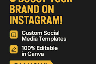 design instagram post story templates in canva