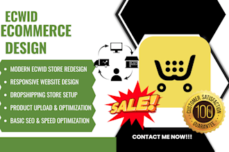 redesign ecwid store ecwid website design ecommerce dropshipping ecwid website