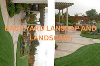 do backyard landscape design, pool, patio, garden as a landscape architect