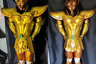 wearable 3d cosplay model 3d printing 3d anime cosplay evafoam full knight armor