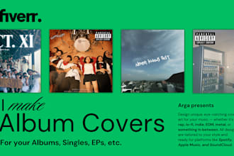 create high quality album design for your album or ep