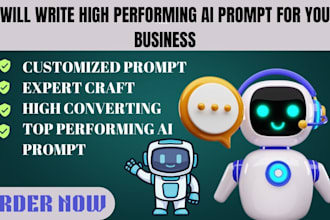 write high performing chatgpt ai prompts