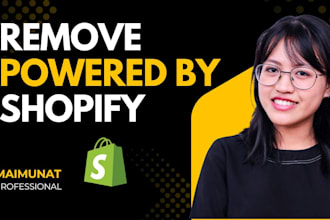 remove powered by shopify from your store