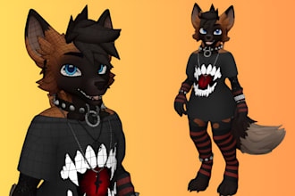 vrchat avatar furry avatar fursona vr character vtuber model anime nsfw avatar