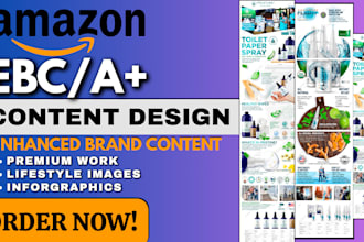 design amazon ebc, a plus pages and design images