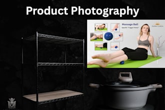 do premium product photography for amazon, shopee, walmart, shopify and more