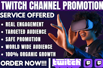 promote your twitch channel kick promotion to increase live streamers