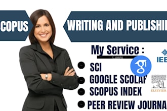 write rewrite publish sci article on ssci scopus journals q1 q2 q3 q4