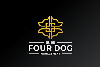 do professional minimalist pet, cat, dog, animal logo design