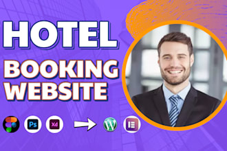 build wordpress website hotel website booking blog website