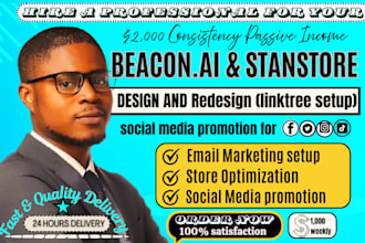 promote stan store, beacons ai store to boost sales, stan store marketing setup