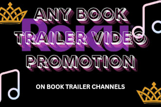 promote your book trailer on roku TV book channel