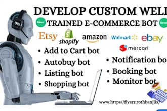 build walmart bot, autobuy bot, amazon bot, bestbuy bot, shopify bot, ebay bot
