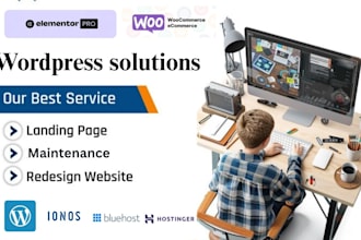 do wordpress elementor website with ionos hosting, hostinger, godaddy, point dns