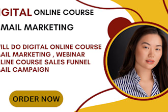 digital online course email marketing webinar online course email campaign