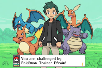 make pokémon trainer, pokémon pixel art and pokémon overworld sprite sheet
