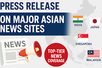 publish your press release on major asian news sites including japan and india