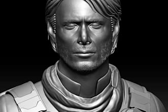 sculpt 3d character design 3d articulated vinyl toy model action figure props