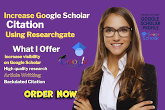 backdate citation, publish article to boost google scholar citation researchgate