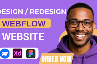 create or design webflow website webflow landing page and figma to webflow