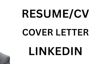 create professional resume and cover letter