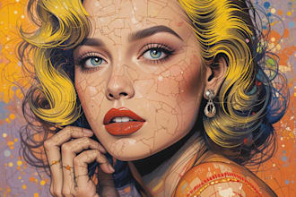 turn your photo into a pop art design