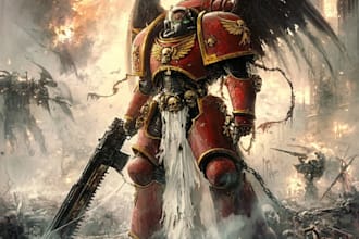 produce your warhammer 40k art or digital drawing