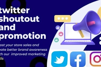 do twitter shoutout share website link to 80m UK, USA tik, ig, fb, yt, audience