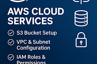 help you with AWS cloud tasks like s3, vpc, and iam setup