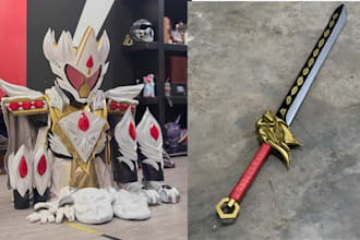 3d print wearable anime armor 3d medieval knight armor eva foam cosplay prop