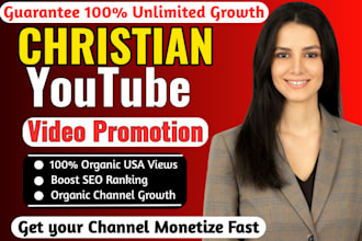monetize USA christian youtube promotion fast channel gospel music video growth